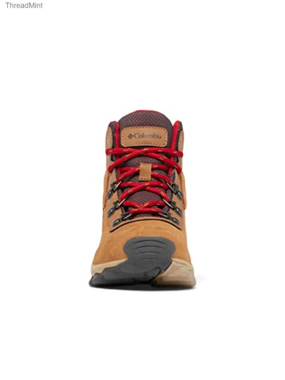 Columbia Boys Hiking Boots Suede Leather Kids Mid-Top Toggle Lace